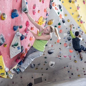 Bouldern in der Halle